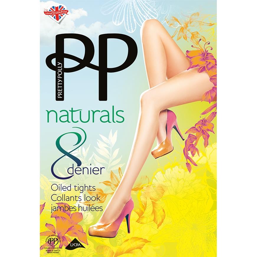 Pretty Polly Oiled Tights - Shiny Effect